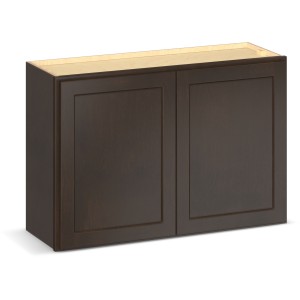 RELIABILT Parkstone II Wall Cabinet, Espresso Stained, 36" W, 2 Doors, Fully Assembled - 641411 | Lowe's Pro Supply